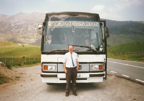 Stephensons Coaches - out and about