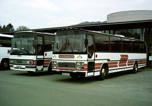 Stephensons Coaches - coach park